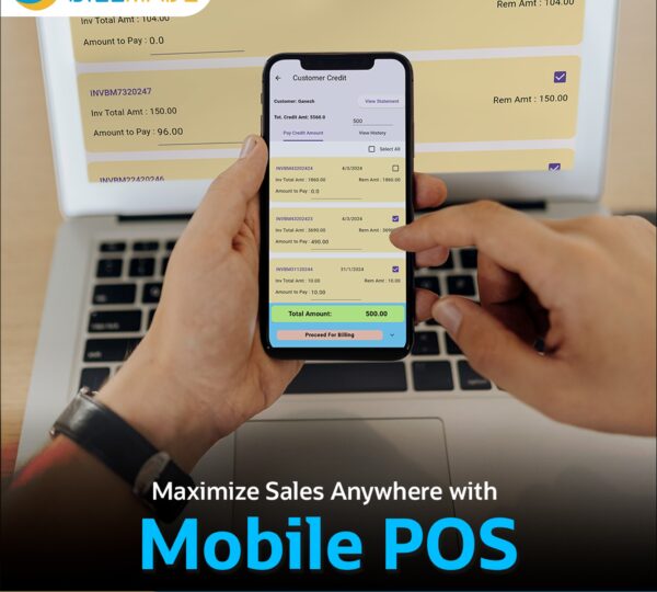 Mobile POS solution in India - BiilMade POS System