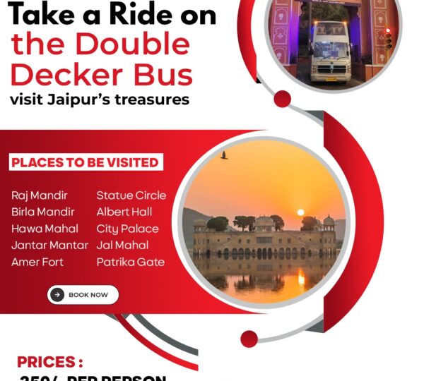 Jaipur Sightseeing Double Decker Bus