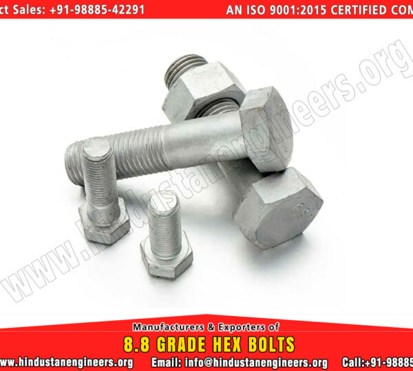 Hex Nuts Hex Head Bolts Fasteners, Strut Channel Fittings manufacturers exporters suppliers in India www.hindustanengineers.org +91-9888542291