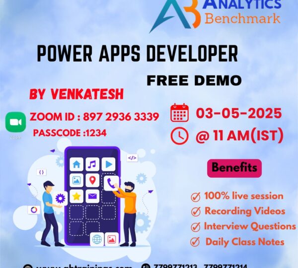 Power Apps Training Course - Analytics Benchmark
